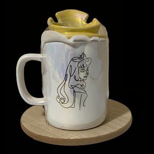 NEW Rae Dunn Disney Princess SLEEPING BEAUTY Double Sided, Iridescent Mug